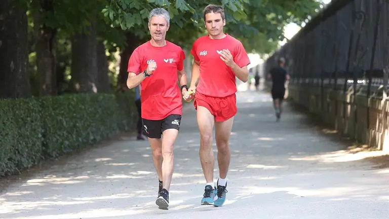 El atleta Martín Fiz en un entrenamiento EP DANIEL MORA