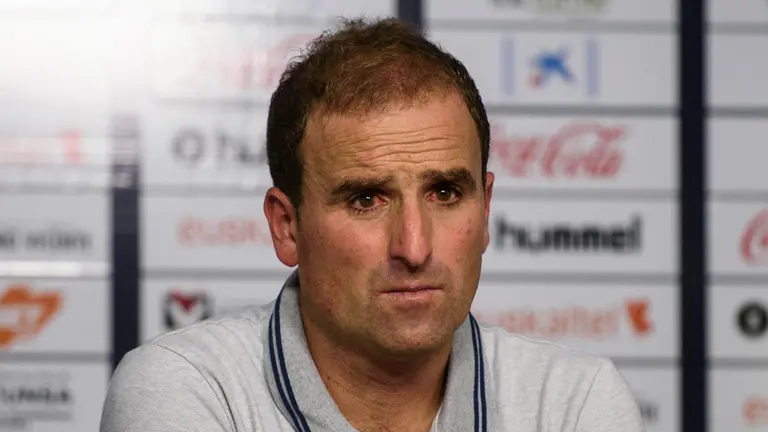 Entrenador de Osasuna Jagoba Arrasate. MIGUEL OSÉS.