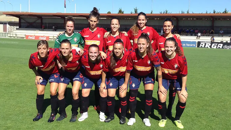Osasuna femenino en Tajonar