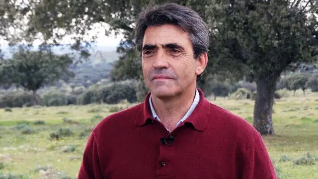 Victorino Martín García, ganadero. CEDIDA