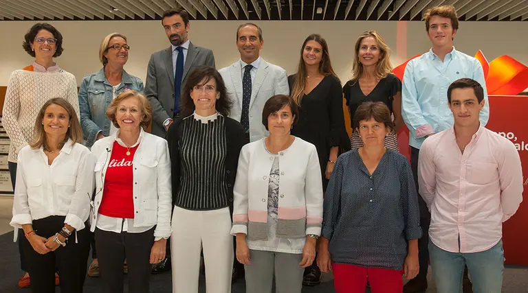 Varios protagonistas de los premios Solidariun UNIVERSIDAD DE NAVARRA