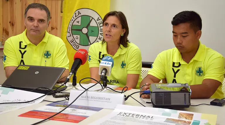 Rueda de prensa de DYA Navarra EUROPA PRESS