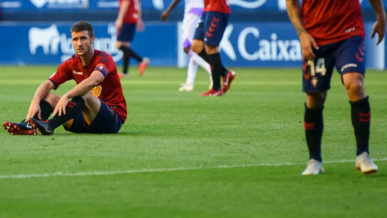 Oier. Partido entre Osasuna y Numancia disputado en el estadio de El Sadar correspondiente a la 7ª jornada de la Liga123. MIGUEL OSÉS. MIGUEL OSÉS_10
