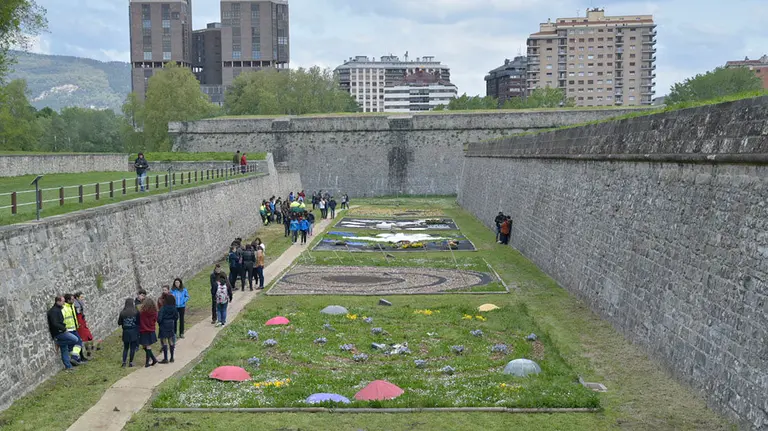 Los jardines efímeros de Naturart vovlerán a instalarse en el foro de la Ciudadela, este año con la concienciación del cambio climático AYUNTAMIENTO DE PAMPLONA