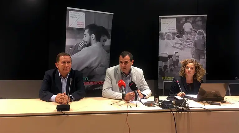 Imagen del acto de presentación de la aplicación. EUROPA PRESS