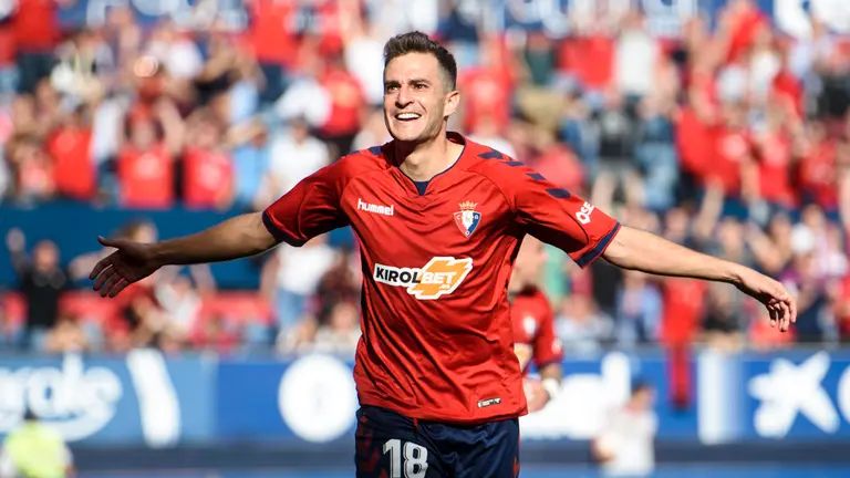 Partido entre Osasuna y Córdoba disputado en el estadio de El Sadar correspondiente a la 8ª jornada de la Liga123. MIGUEL OSÉS_9