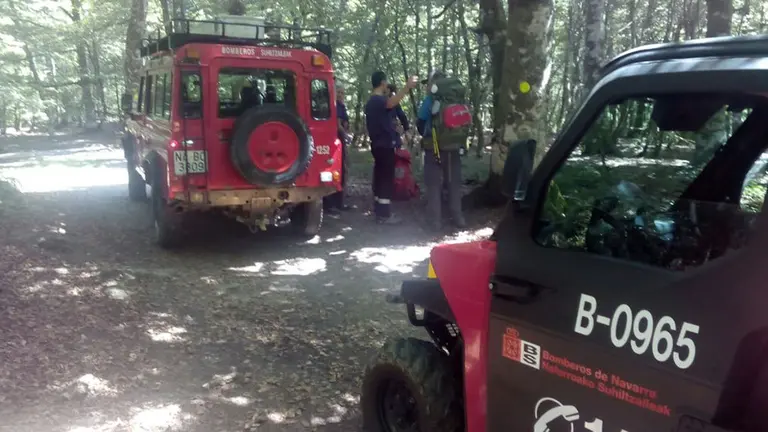 Rescate de peregrinos en Izandorre BOMBEROS DE NAVARRA