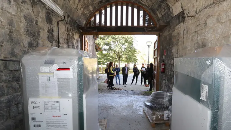 Los concejales de la comisión de Asuntos Ciudadanos visitaN las obras de la primera fase de la instalación de un sistema de calefacción en la Ciudadela AYUNTAMIENTOS DE PAMPLONA 1