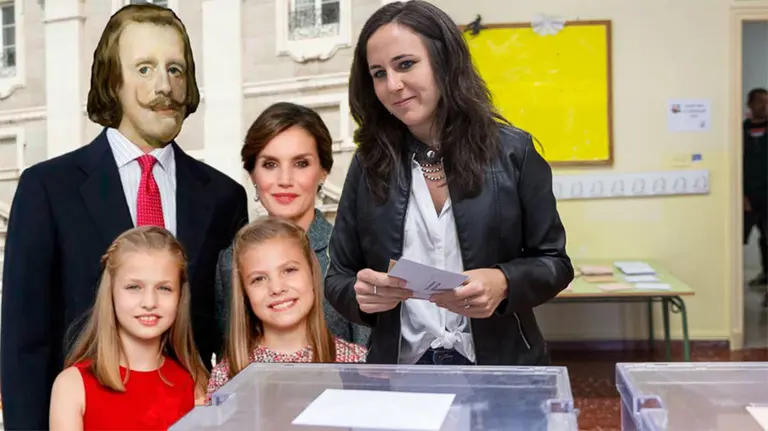 El error de la diputada navarra por Unidos Podemos, Ione Belarra, al referirse al rey Felipe VI como Felipe IV ha generado mofas y memes en las redes sociales FOTOMONTAJE NAVARRACOM