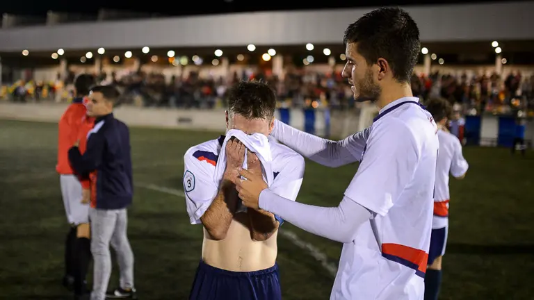 Partido entre el Mutilvera- Villanovense de Copa del Rey en tercera ronda. PABLO LASAOSA 36