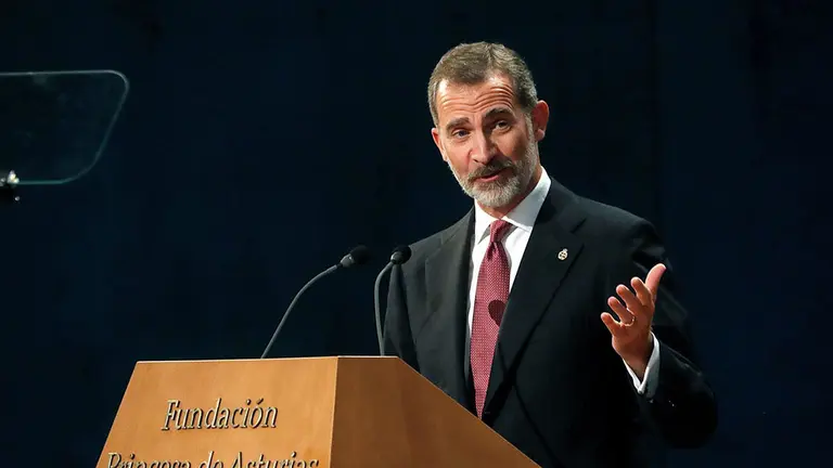 El Rey en los Premios Princesa de Asturias 2018  EFE