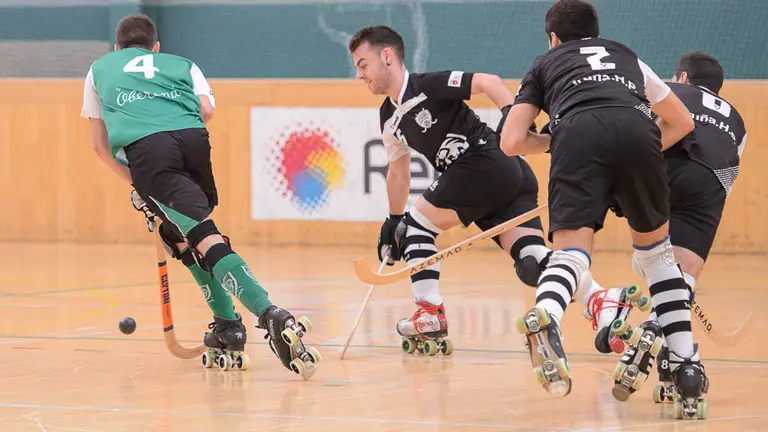 Partido entre Oberena - Iruña Hockey. PABLO LASAOSA 09