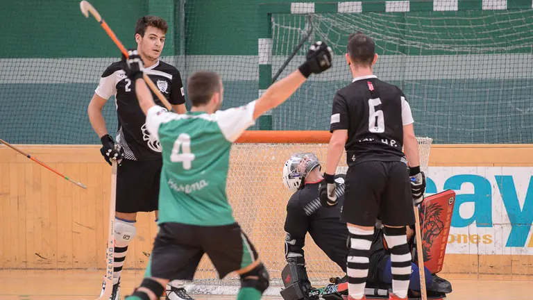 Partido entre Oberena - Iruña Hockey. PABLO LASAOSA 15