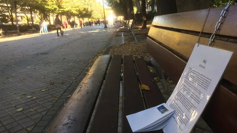 Una de las cartas de la exposición de Paseo Sarasate ARCHIVO