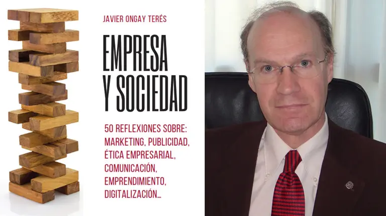Portada del libro Empresa y Sociedad de Javier Ongay