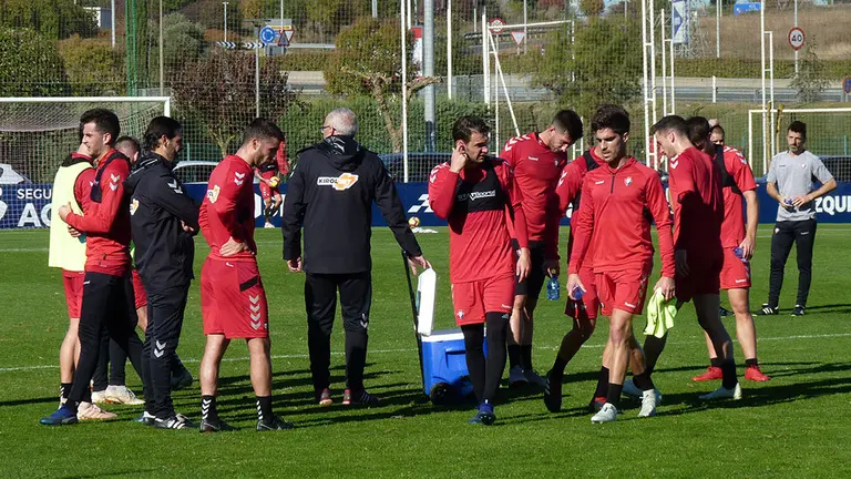 Entrenamiento de Osasuna en Tajonar