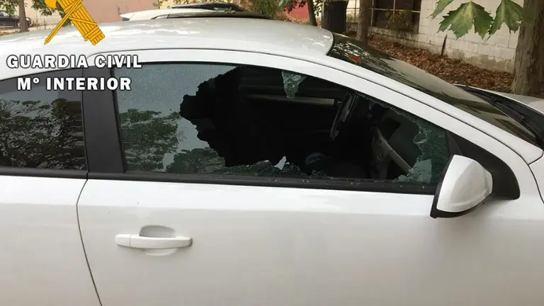 Uno de los vehículos robado por el detenido por la Guardia Civil GUARDIA CIVIL