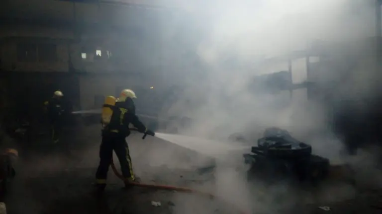 Incendio en Lacunza (2) BOMBEROS DE NAVARRA