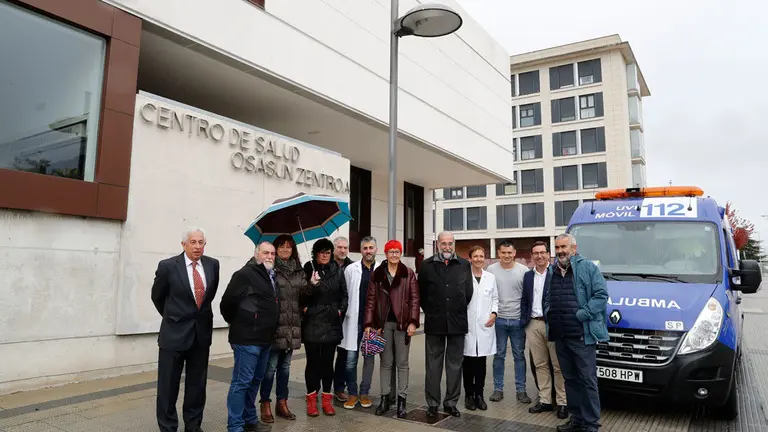 Visita al centro de salud de Buztintxuri. GOBIERNO DE NAVARRA