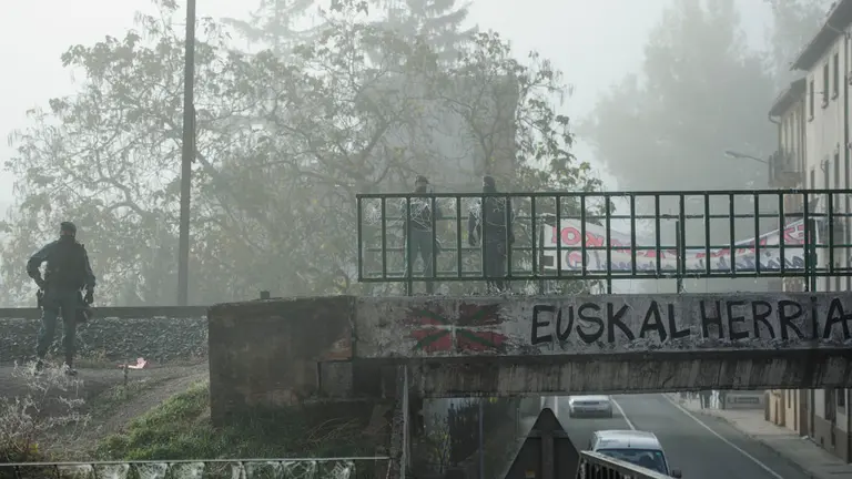 Fuerzas de seguridad en Alsasua. MIGUEL OSÉS