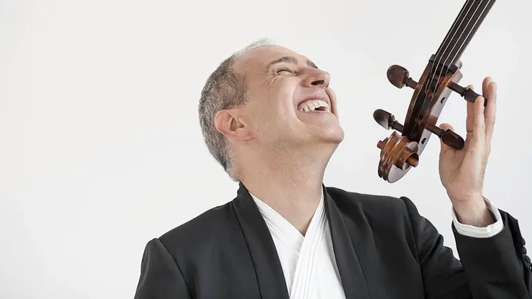 El violonchelista Asier Polo