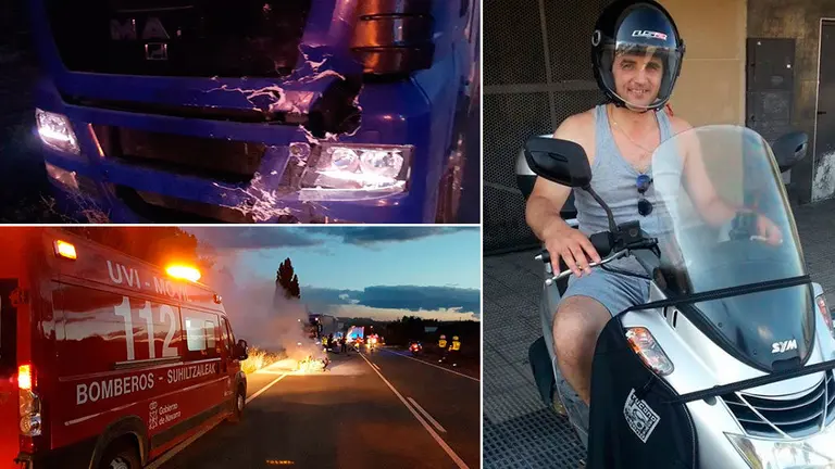 Ionel Sipos, el hombre de 36 años que ha fallecido en el accidente de tráfico en Mendívil. CEDIDA