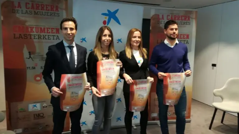 Presentación de la carrera de las mujeres en Caixabank. Cedida.