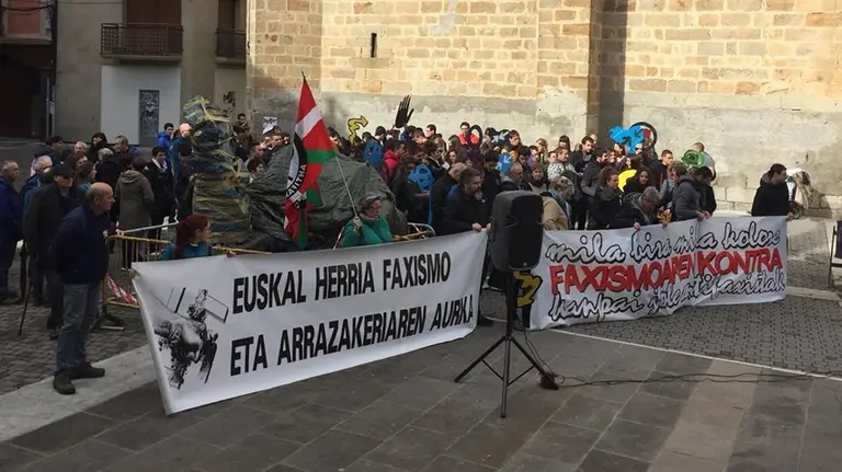 Rueda de prensa en Alsasua EUROPA PRESS
