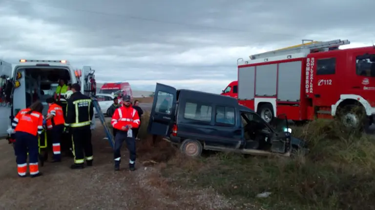 Accidente en la NA-134 en Cadreita TWITTER BOMBEROS