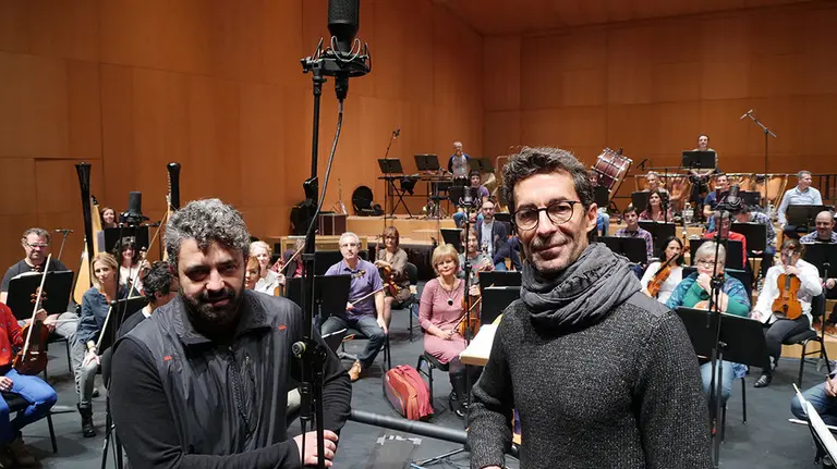 La Orquesta Sinfónica de Navarra graba El Cascanueces en Baluarte Foto BALUARTE (5)