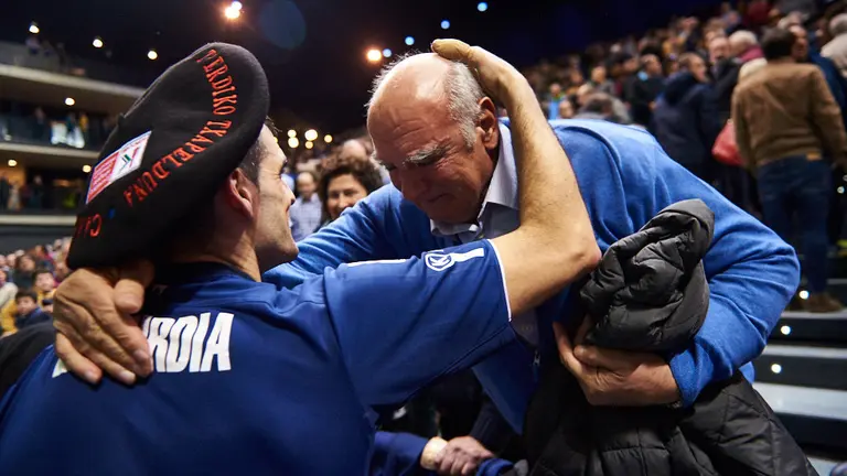 Final del Campeonato del Cuatro y Medio entre Joseba Ezkurdia y Jokin Altuna en el Navarra Arena. MIGUEL OSÉS 27