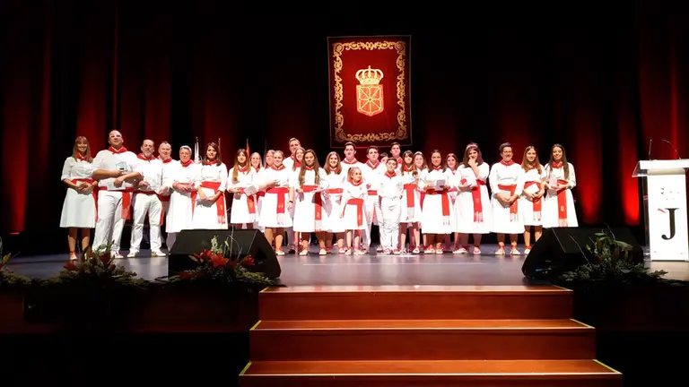 Una de las actuaciones del certamen de Jotas Ciudad de Tudela. GOBIERNO DE NAVARRA