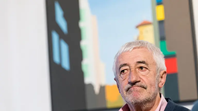 Exposición del pintor Pedro Salaberri en el Palacio del Condestable de Pamplona (12). IÑIGO ALZUGARAY