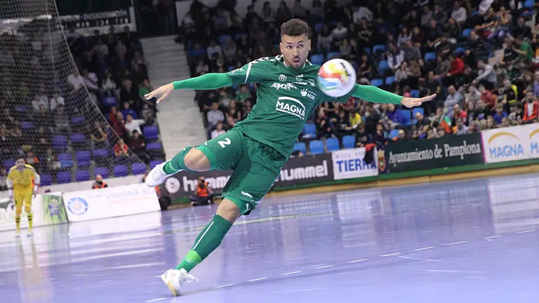 El brasileño de Osasuna Xota Alexandre Araça en una ocasión de gol. Cedida.