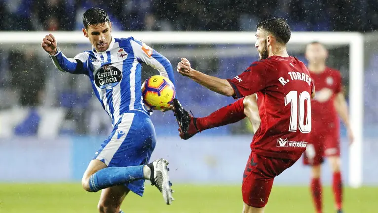 Imagen del Deportivo-Osasuna. LA LIGA 123