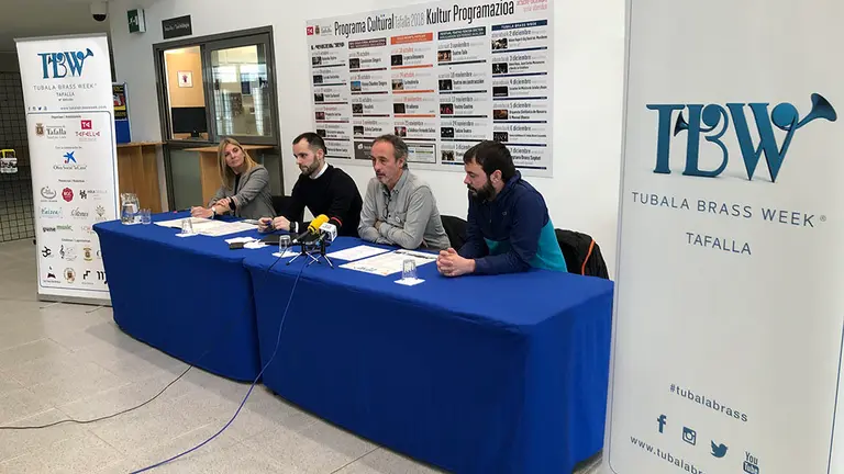 Rueda de prensa de presentación del Tubala Brass Week