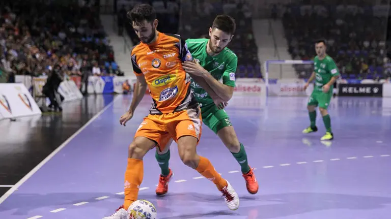 Imagen de un duelo anterior entre Osasuna Xota y Ribera Navarra TWITTER XOTA