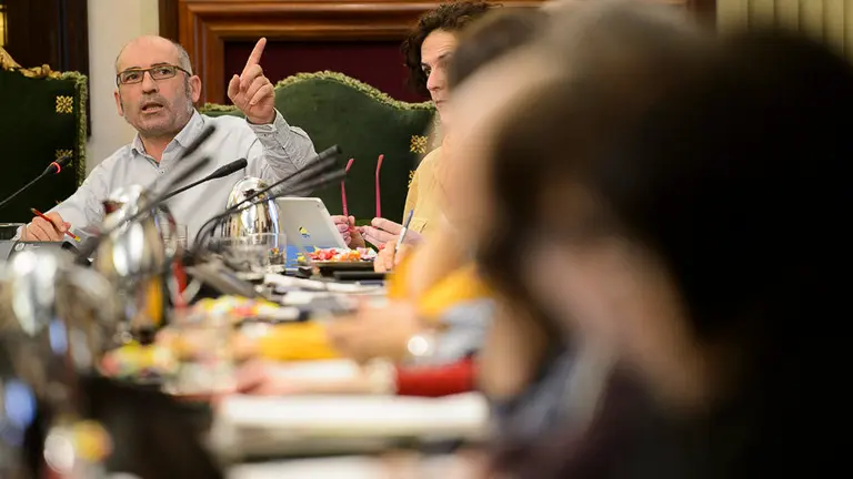 Joxe Abaurrea del grupo municipal de EH Bildu. PABLO LASAOSA 3