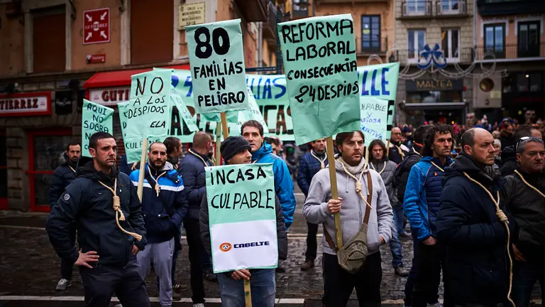 Manifestación. MIGUEL OSÉS