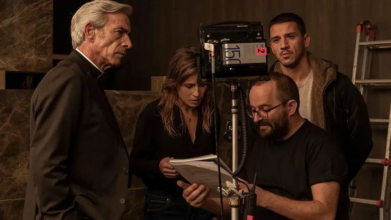 Grabación en Elizondo de las dos nuevas películas de la Trilogía del Baztán, de Dolores Redondo, con Marta Etura. MICHAEL-OATS (9)