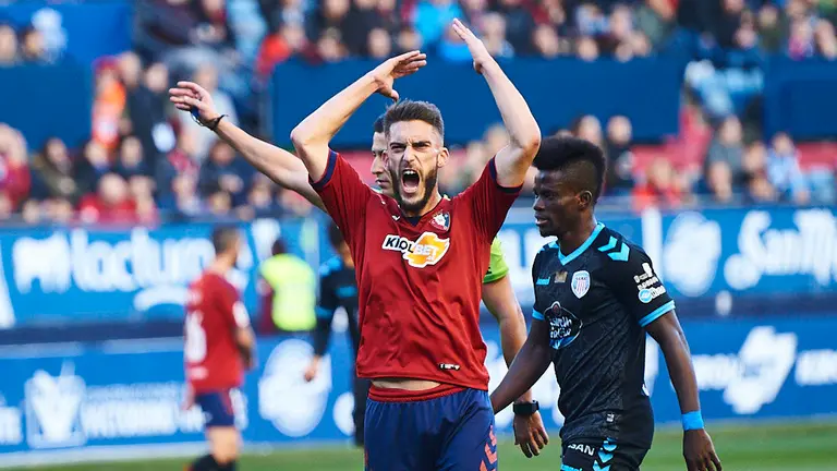 Partido entre Osasuna y Lugo correspondiente a la decimosexta jornada de liga. MIGUEL OSÉS 7