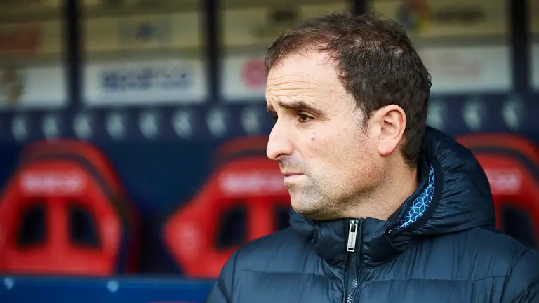 El entrenador de Osasuna Jagoba Arrasate. MIGUEL OSÉS 1