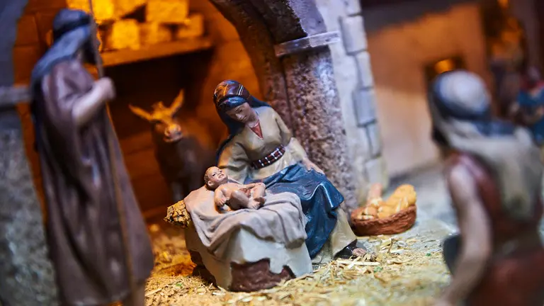 Inauguración de la exposición 'Los Belenes en Baluarte' de la Asociación de Belenistas de Pamplona. MIGUEL OSÉS 19