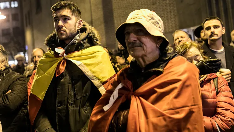 Concentración convocada por las asociaciones profesionales de la Guardia Civil contra su 'paulatina desaparición' en Navarra (26). IÑIGO ALZUGARAY