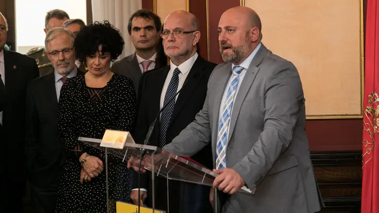 Acto oficial de conmemoración del 40 aniversario de la Constitución Española en el que se entregan las conmemoraciones de la orden del Mérito Civil (26). IÑIGO ALZUGARAY