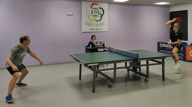 Final de mayores de 18 años en las instalaciones de Oberena.