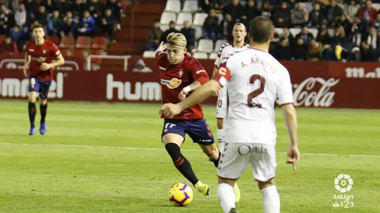 Imagen del partido Albacete BP - C.A. Osasuna en el Carlos Belmonte. LA LIGA 123