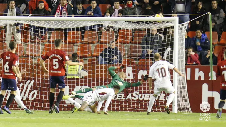 Imagen del partido Albacete BP - C.A. Osasuna en el Carlos Belmonte. LA LIGA 123