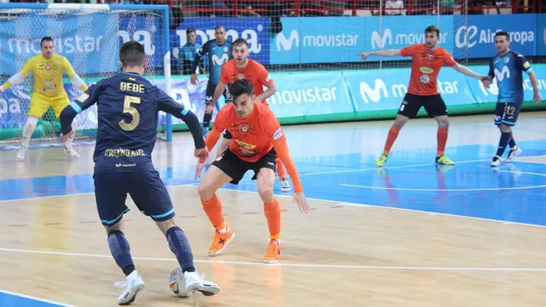 Ribera Navarra en el partido de la pasada jornada ante Inter Movistar CEDIDA