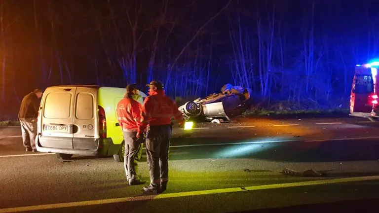 Accidente múltiple con una persona fallecida a la altura de Sunbilla